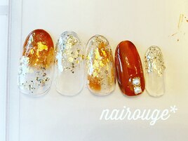 秋☆ニュアンスネイル♪