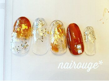 ネイル―ジュ 札幌大通店(nairouge*)/秋☆ニュアンスネイル♪