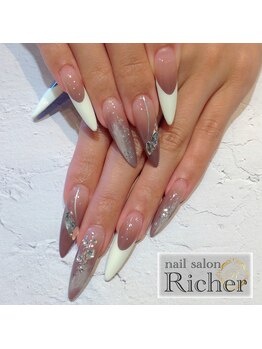 エスフィーネイルサロン リシェル(Esfy nailsalon Richer)/ロング大人ネイル