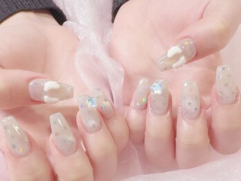 ミルキーウェイバイミーネイル 南堀江店(Milkyway by menail)/羽ネイル/ワンホンネイル