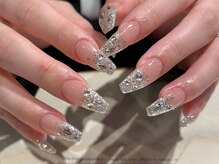 アイネイルズ 三宮店(I nails)/きらきらグラデストーン￥8500