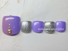 フェリーチェ(nail salon＆school felice)/フットネイル/定額制9900円/瑞江