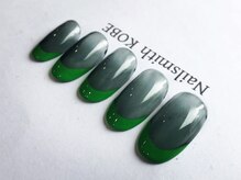 ネイルスミス(Nailsmith)/シア-ブラック×グリ-ンフレンチ