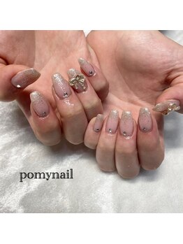 ポミーネイル 新宿西口店(pomy nail)/リボンネイル