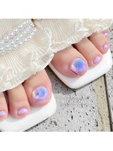 リッシュ トロワ(RICHE trois)/うるうるパープル氷ネイル！