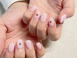 ピンク　ハート　シンプル