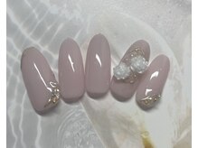 ネイルアンドアイラッシュスタジオ シュシュ(chouchou)/バラパ-ツぷっくりミラ-春夏秋冬