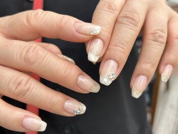 ネイルアルケー(Nail ARCHE)/マグネット×シェルフレンチ