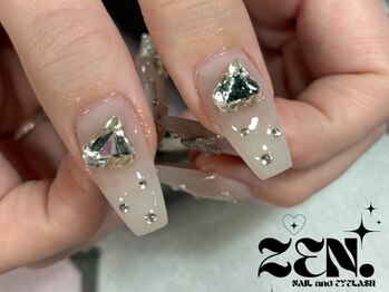 ゼン(zen.)の写真/完全プライベート空間!Nail&Eyelash salon★ワンホン/韓国の最旬～ナチュラルデザインも◎メンズも大歓迎♪