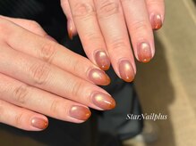 スターネイルプラス 福岡天神西通り店(Star Nail plus)/フラッシュマグネット×グラデ
