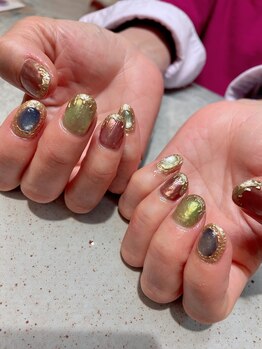 ステムネイル 下北沢(stem nail)/定額more 宝石ネイル