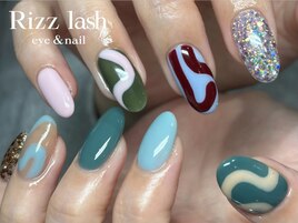 お持ち込み ポップな4本アート