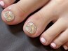 《Foot》親指埋めつくし2本+ワンカラー、ラメ