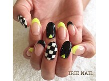 アイリーネイル(IRIE NAIL)/ジェル　手描き２本アート