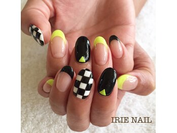 アイリーネイル(IRIE NAIL)/ジェル　手描き２本アート