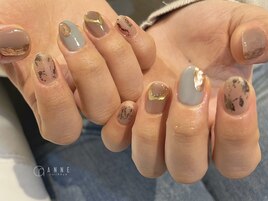 秋マットネイル ari