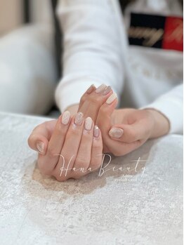 ハナビューティ アシヤ(Hana Beauty Ashiya)/大人のニットネイル♪