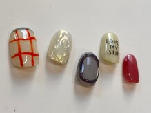 ネイルメゾン 天神店(NAIL MAISON)/個性派popネイル落書き￥9000