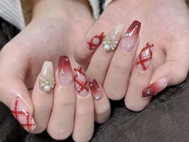 チェックネイル