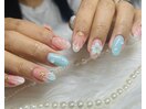 海ネイル/夏ネイル/ハナネイル