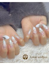 成人式ホワイトネイル！