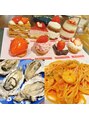 ボディケア爽心 貝は牡蠣サザエ、お肉、パスタ、ラーメンなんでもこいです☆