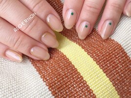 ゴールド×グリーン