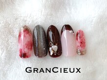 クアトログランシュ 青葉台(QUATRO×GranCieux)/キラキラボルドーネイル