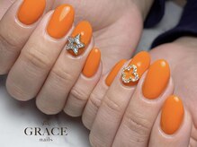 グレース ネイルズ(GRACE nails)/オレンジネイル