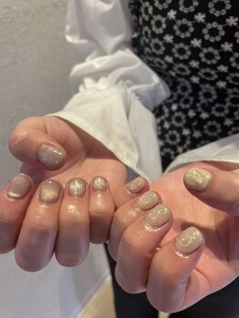 テラスヘア(TERRACE hair)/マグネット+ワンカラーネイル