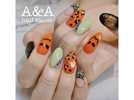 ハロウィンネイル