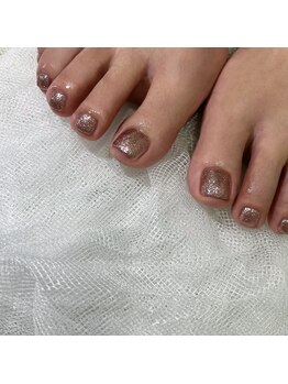 【Foot】ワンカラーネイル