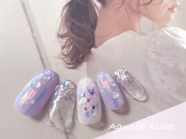 【オーロラネイル】