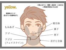 ブルー(blue.)/髭脱毛パーツ分け★全6パーツ