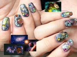 個性派！ギャラクシーネイル☆