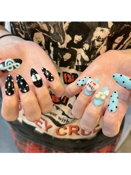 GLUCK宇都宮今泉【パラジェル/フィルイン/長さだし/持ち込み/LED/メンズアイブロウ】/ポップdesign