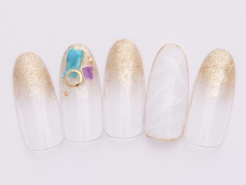 エリクサーネイル 五反田(Elixir Nail)/定額a シンプル/クーポン使用