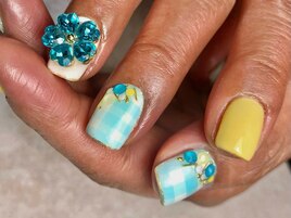 ハンド / パステルチェック