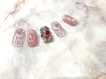 ミーム(meme)/キラキラアートネイル