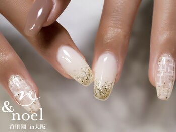 ノエル(Noel)/ホワイト ツイードネイル