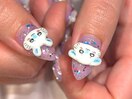 ちいかわ3Dパーツネイル