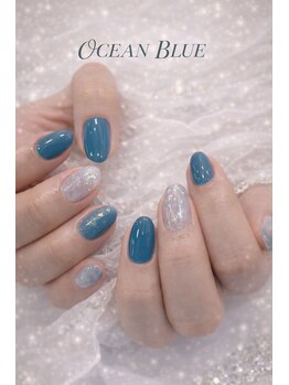 キュービーネイルプラス 大宮マルイ店(QB Nailplus)/大人に似合う、海の色。