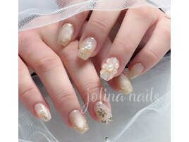 持ち込みデザイン　成人式ネイル
