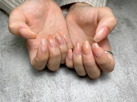 桃ネイル