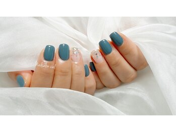 シエル(ciel)/くすみブルーと透け感ラメ