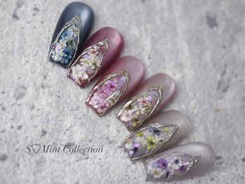 エスミント(S Mint)の写真/*口コミ高評価*【長さだし・スカルプ大歓迎】高技術◎自爪を丈夫にしたい方、長い爪で奥行きあるデザインに