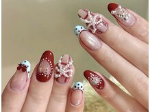 ダークハニー 池袋店(Dark Honey)/トレンドリボンxフレンチネイル