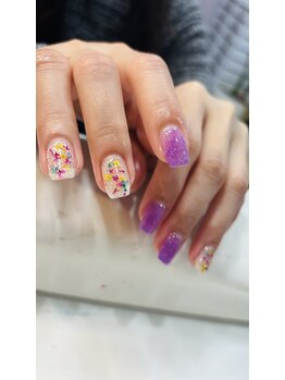 ウーワン WOO ONE/押し花ネイル