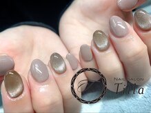 ネイル サロンティーラ(Tilla)/ワンカラー2アート