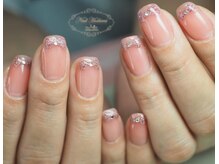 ジュジュ(Juju)/ラメのリボンネイル